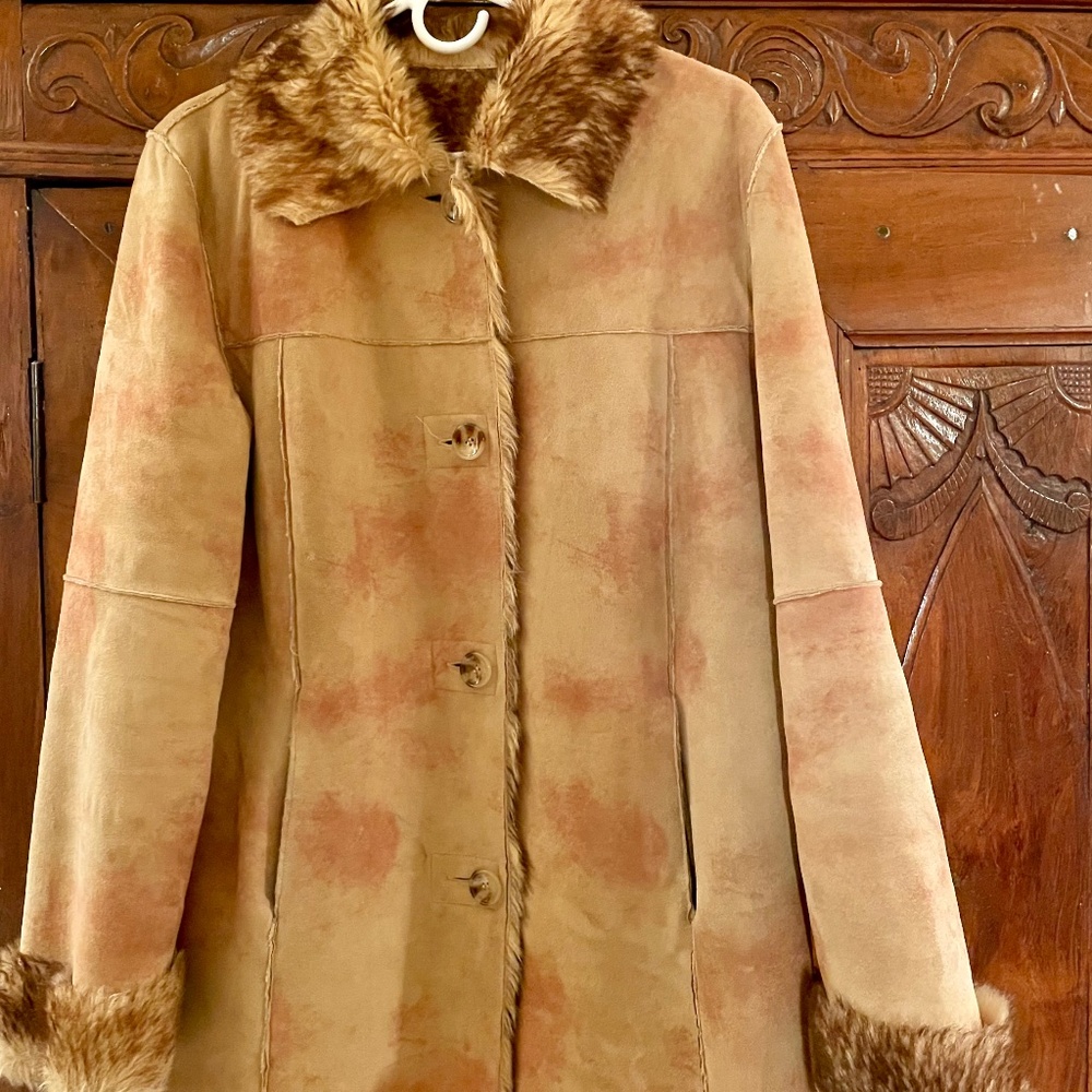 Vegan “fur” coat